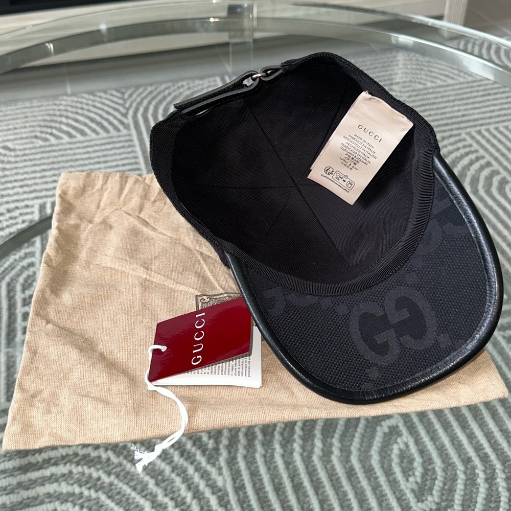 Gucci Jumbo GG Baseball Hat 'Black - M - Picture 4 of 11
